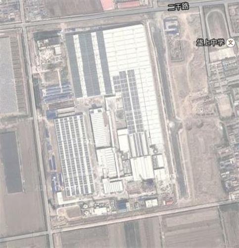 北京金晶智慧太阳能材料有限公司的航拍照片_