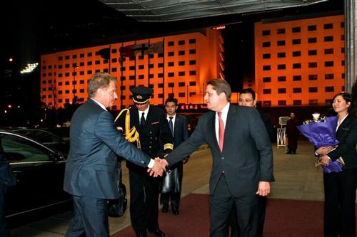 芬兰总统尼尼斯特下榻北京国贸大酒店2013年