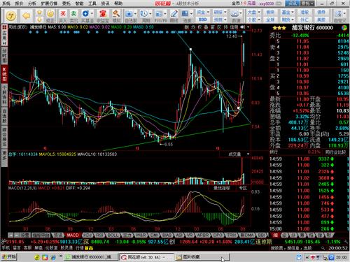 可以这样从周K线图上看浦发_浦发银行(60000