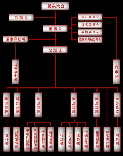 长城影视:组织架构(看图明白是不是重组了)_江