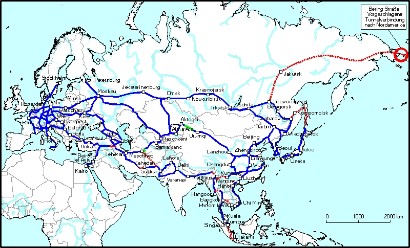 中国高铁欧亚丝绸之路,图