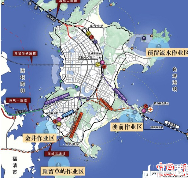 平潭自由港建设规划图