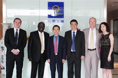 e公司董事长Sam爵士率代表团访问恒泰艾普_