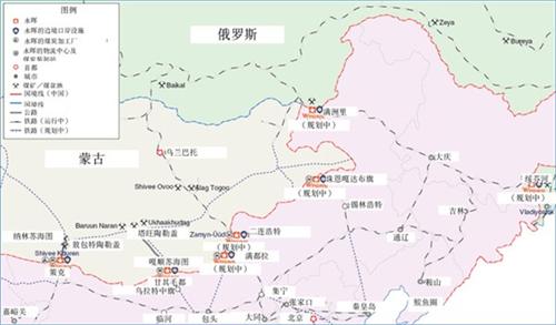 蒙古国铁路主线路联通着中国与俄罗斯,南端扎门乌德