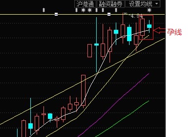 回刚刚某位股友的帖,关于阴孕线的