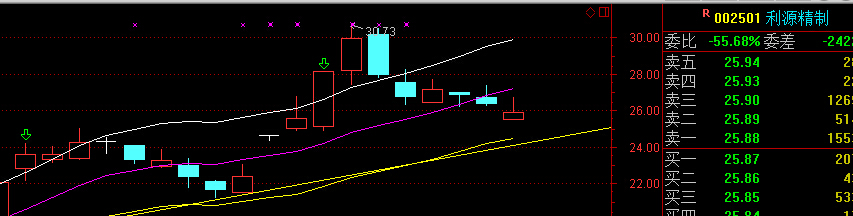还是止跌信号?_利源精制(002501)