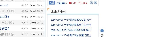 2015-04-10 华贸物流股东资格登记日
