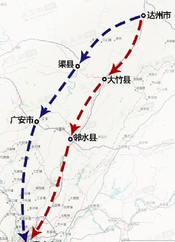 达渝城际铁路 大竹铁路最新消息2019_达渝城际铁路2019