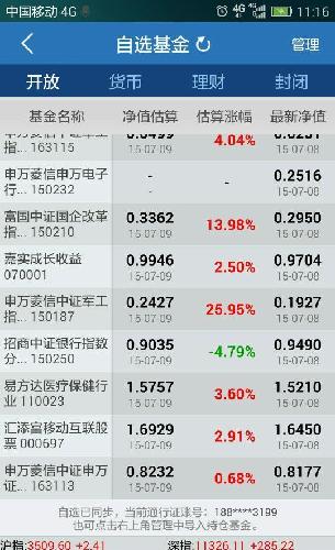 在天天基金网上150187涨25个点。在这里为什