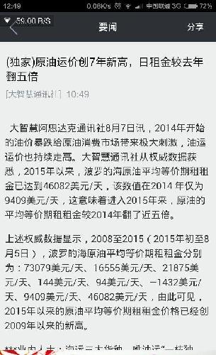 这次长油背离大盘跟着航运指数发飙有戏了不知