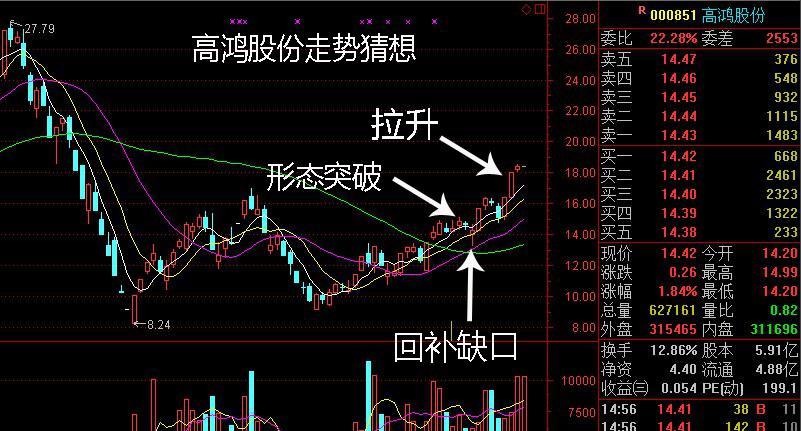 高鸿股份短线走势揭秘