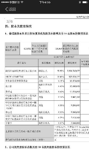 陈庆桃先生在华菱钢铁今天的年报的公告十大股