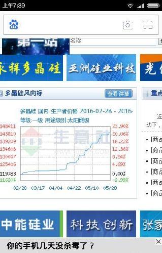 这张是到今天为止的多晶硅价格走势图 一月价