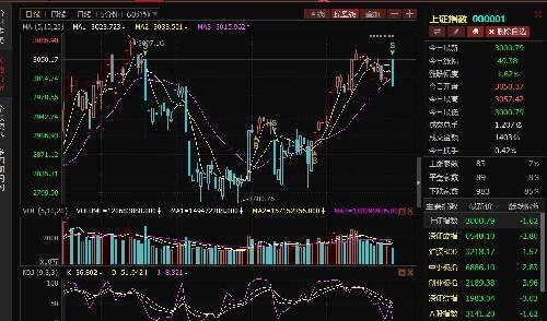 一张K线走势图揭秘大盘走势 四大将军到齐了_