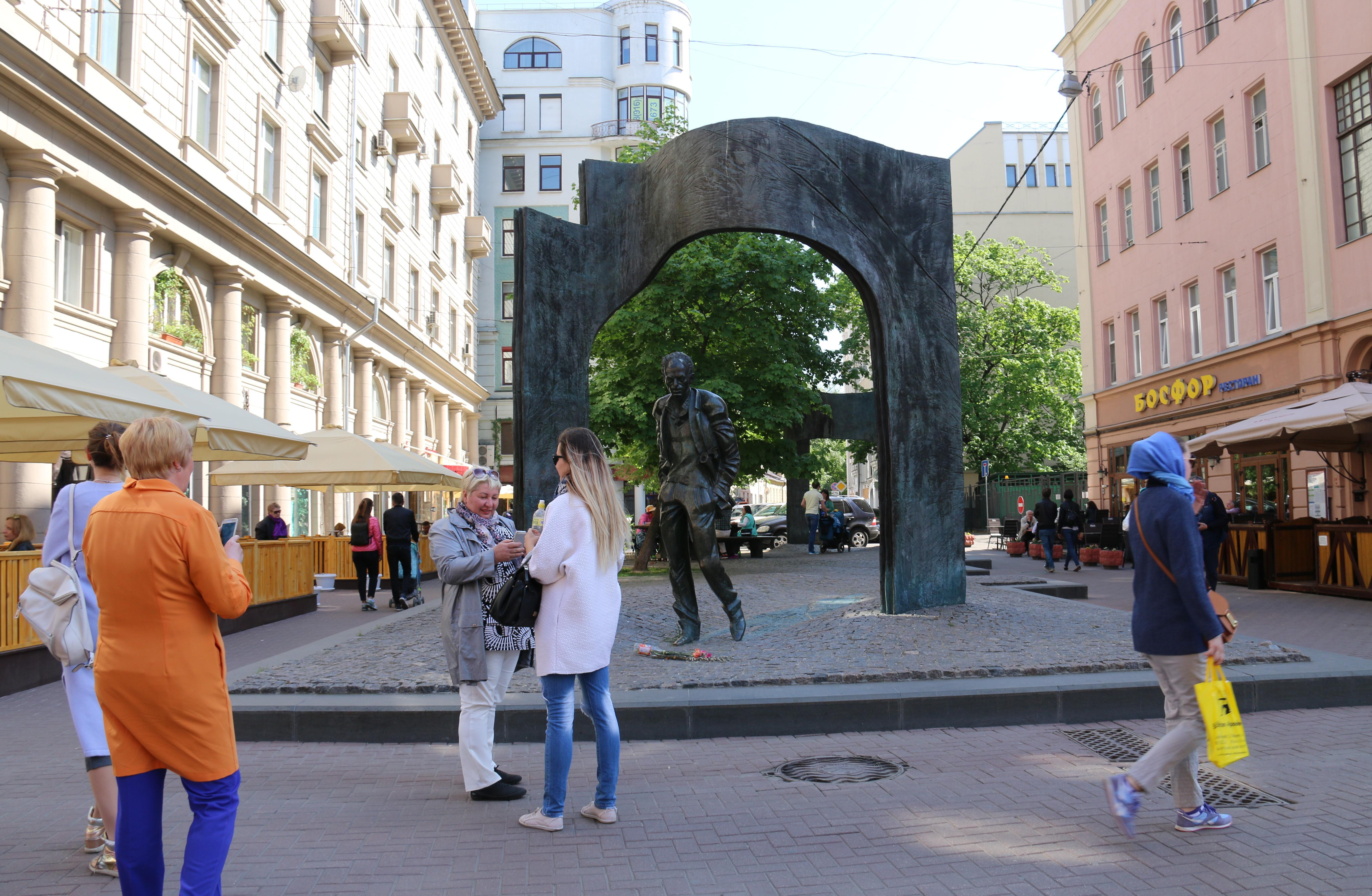 俄罗斯之旅 莫斯科阿尔吧特步行街