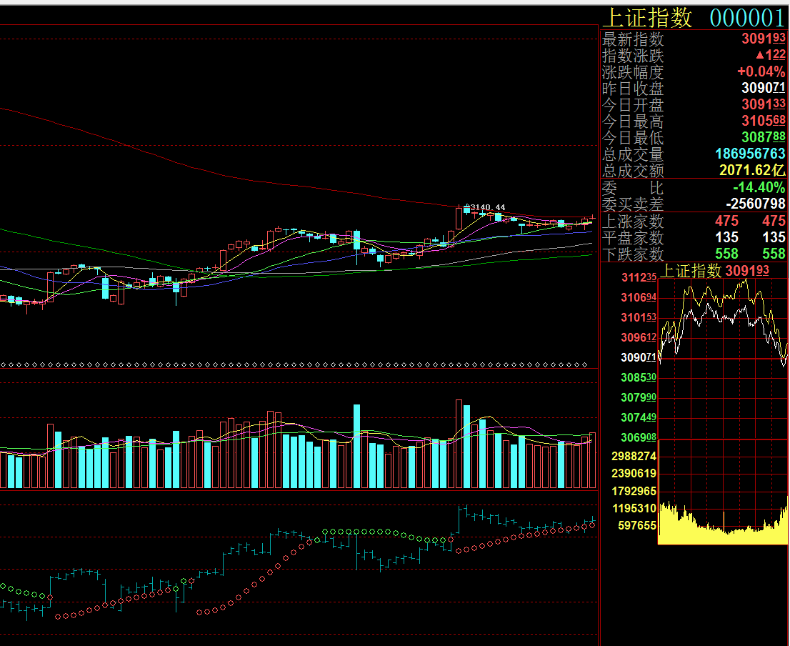 今天上证指数上摸年线,个股实盘持仓表现平稳