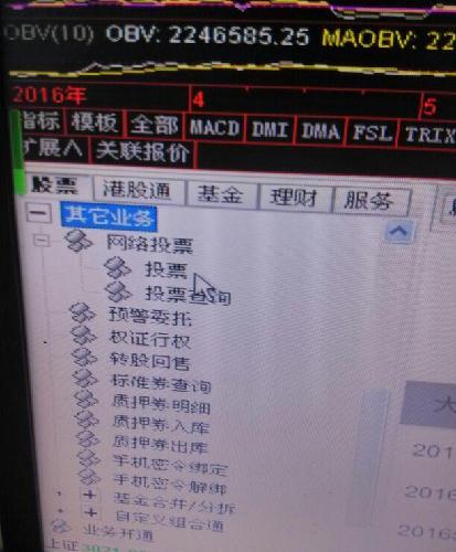 买入委托投不到票,试这个,如图,选其它业务内有