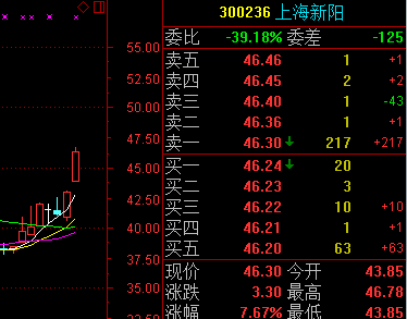 300236上海新阳底部推量今日缩量回调,后期可以跟踪一把!