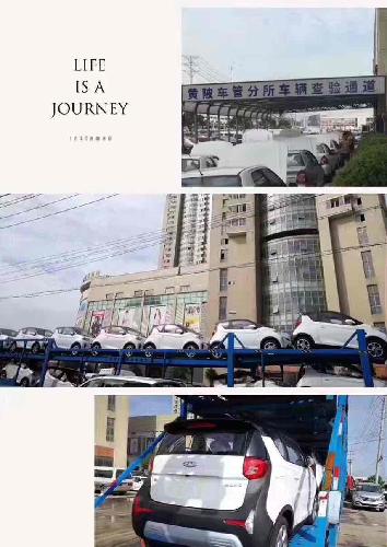 武汉市首批共享汽车已抵达汉口北黄陂车管分所