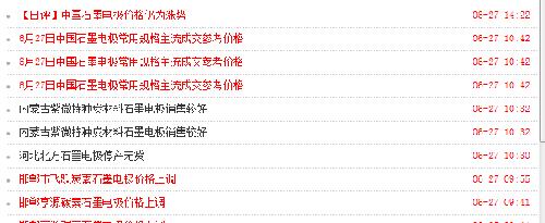 百川消息27日石墨电极爆涨最新涨价图_方大炭