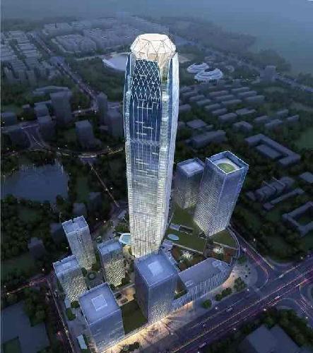 台州天盛中心丨汉德邦TD板助力台州未来城市