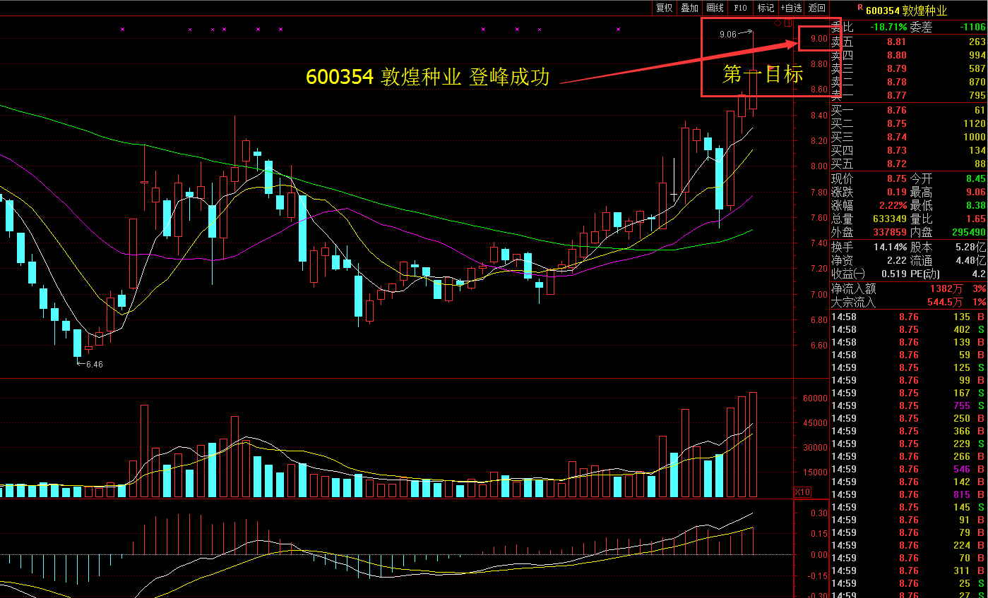 600354 敦煌种业 登峰成功!_博客(dcblog)股吧