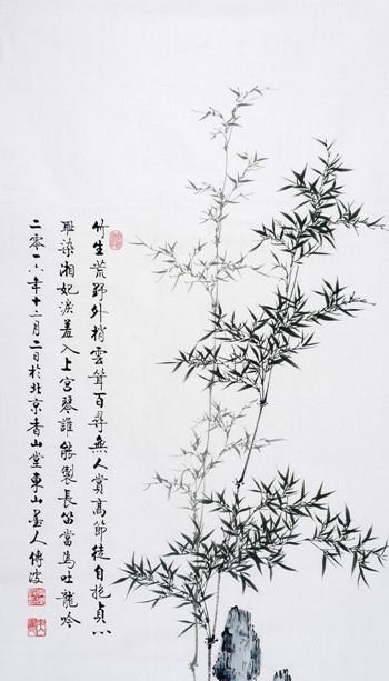 傲骨君风—李传波国画竹子系列精品(美到极致)