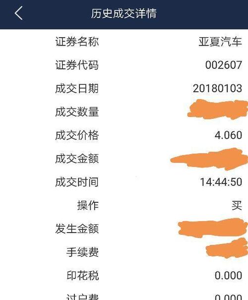 1月3号买的亚夏汽车,当天就停牌了。感觉是好