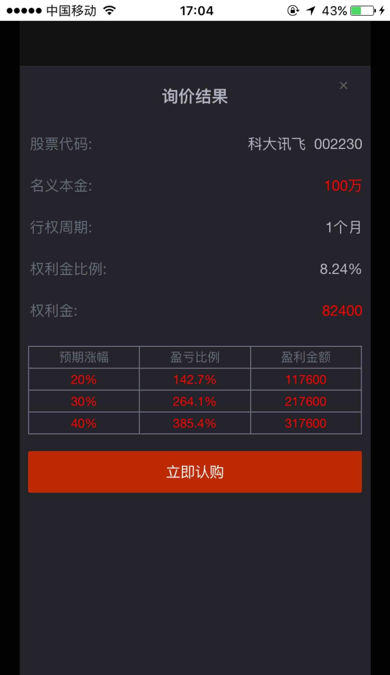 24万就能拥有一个月100万的科大讯飞股票市值