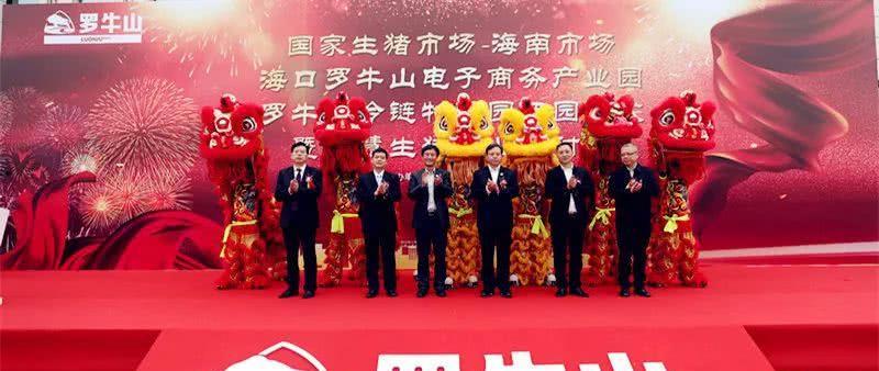 罗牛山冷链物流园,海口电子商务产业园,国家生猪海南市场盛大开幕!