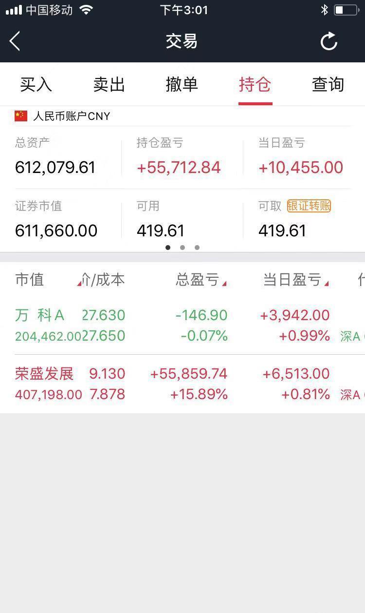 每日一贴2月20号(今天负10000)2019年1月1号51万本金目标年底70万