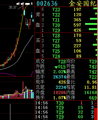大涨104%的金安国纪!