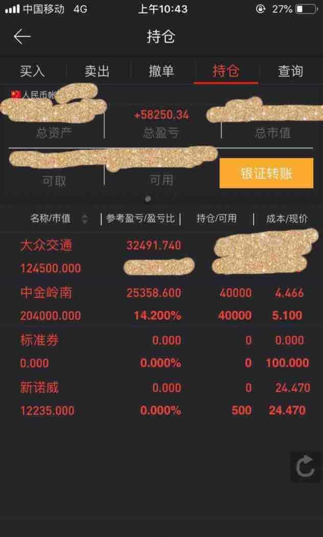 已赚3万多,目标赚十万再出