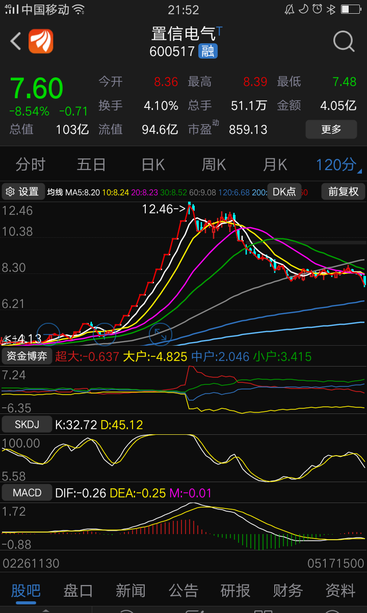 置信电气吧(600517.sh) 正文