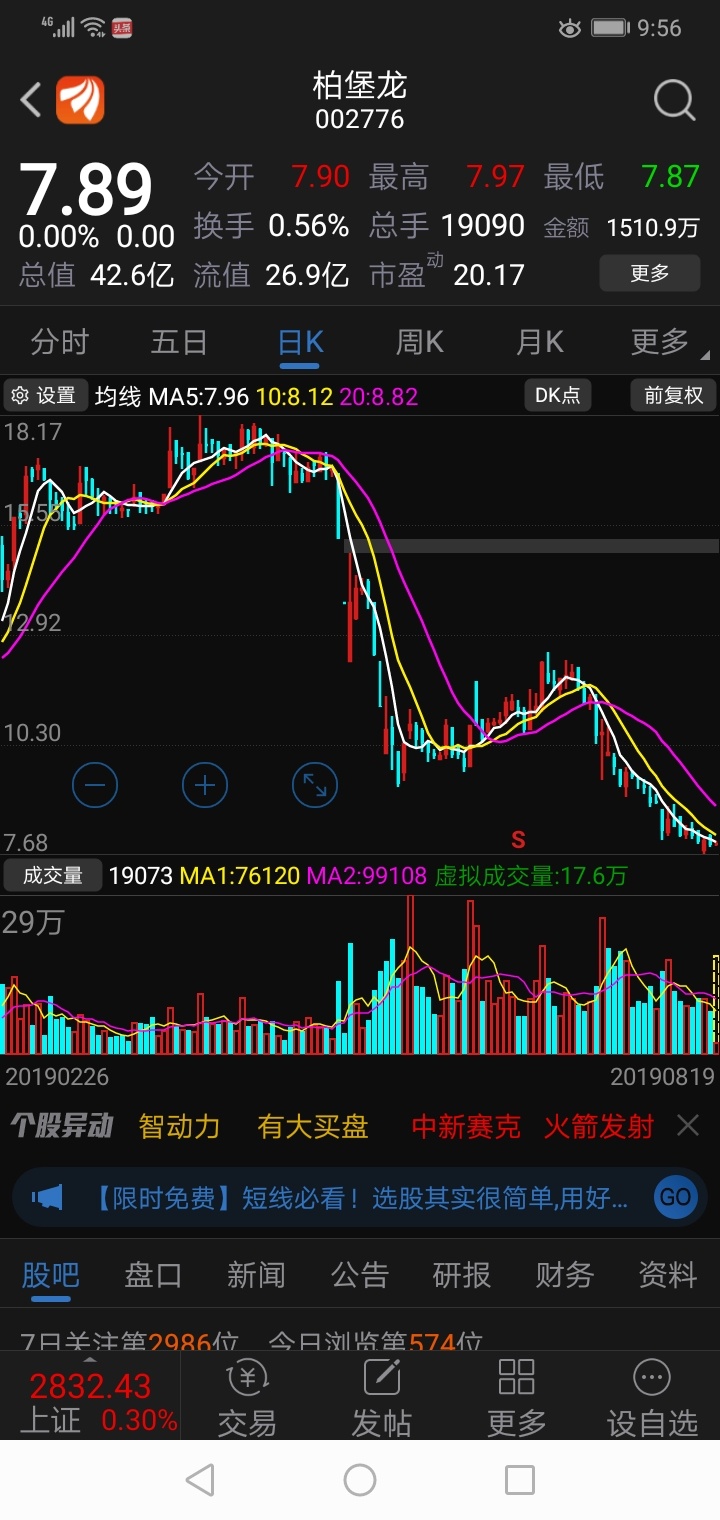 广东柏堡龙股份有限公司关于召开2019年第三次临时股东大会的通知