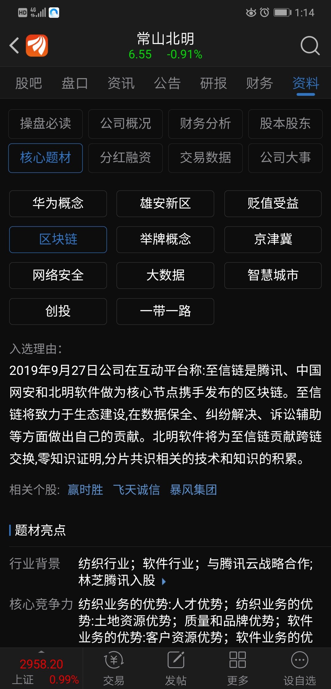 置信链,下周五个板_常山北明(000158)股吧_东方财富网