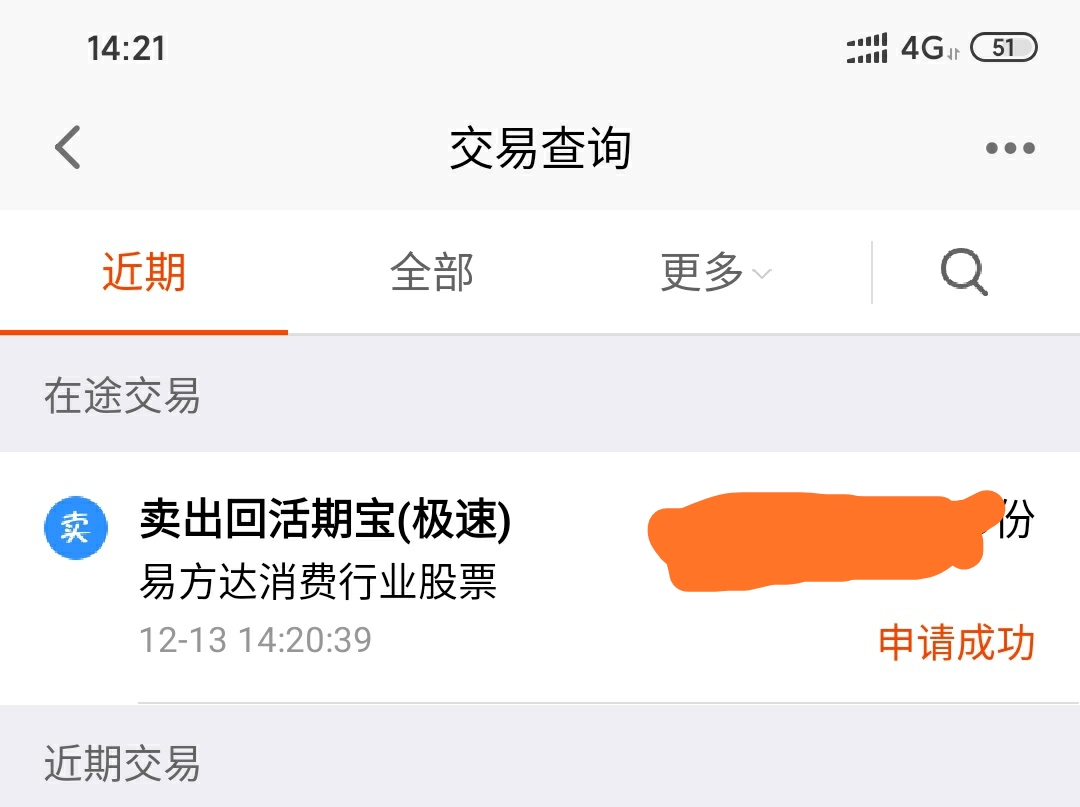 持有14个月,收益69%,12月13号已卖出,今日场内买入中证500.$易方达消