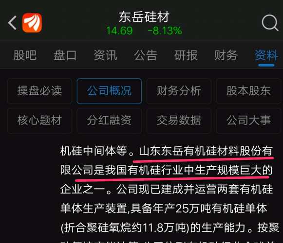 东岳硅材和合盛硅业差在哪里两者都生产有机会后者有工业硅难道差别在