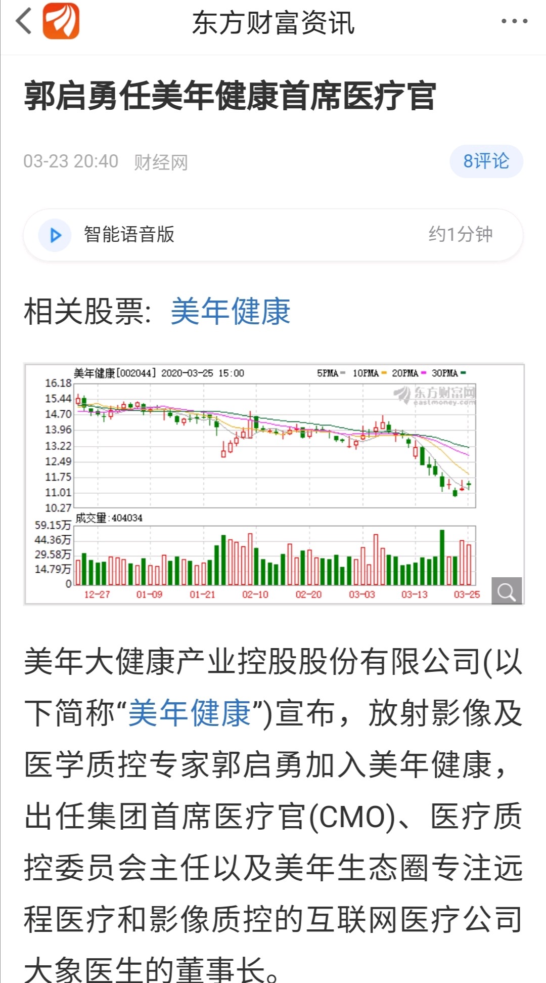 国际医学的股东不要再埋怨股票不涨了看看美年健康美年健康200名人员