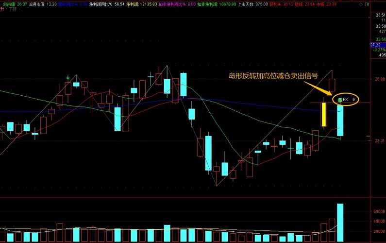 岛形反转加高位减仓卖出信号_双一科技(300690)股吧