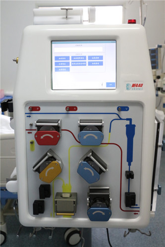 和佳血液净化机hf400最初由珠海弘升与瑞士infomed公司合作引进该产品