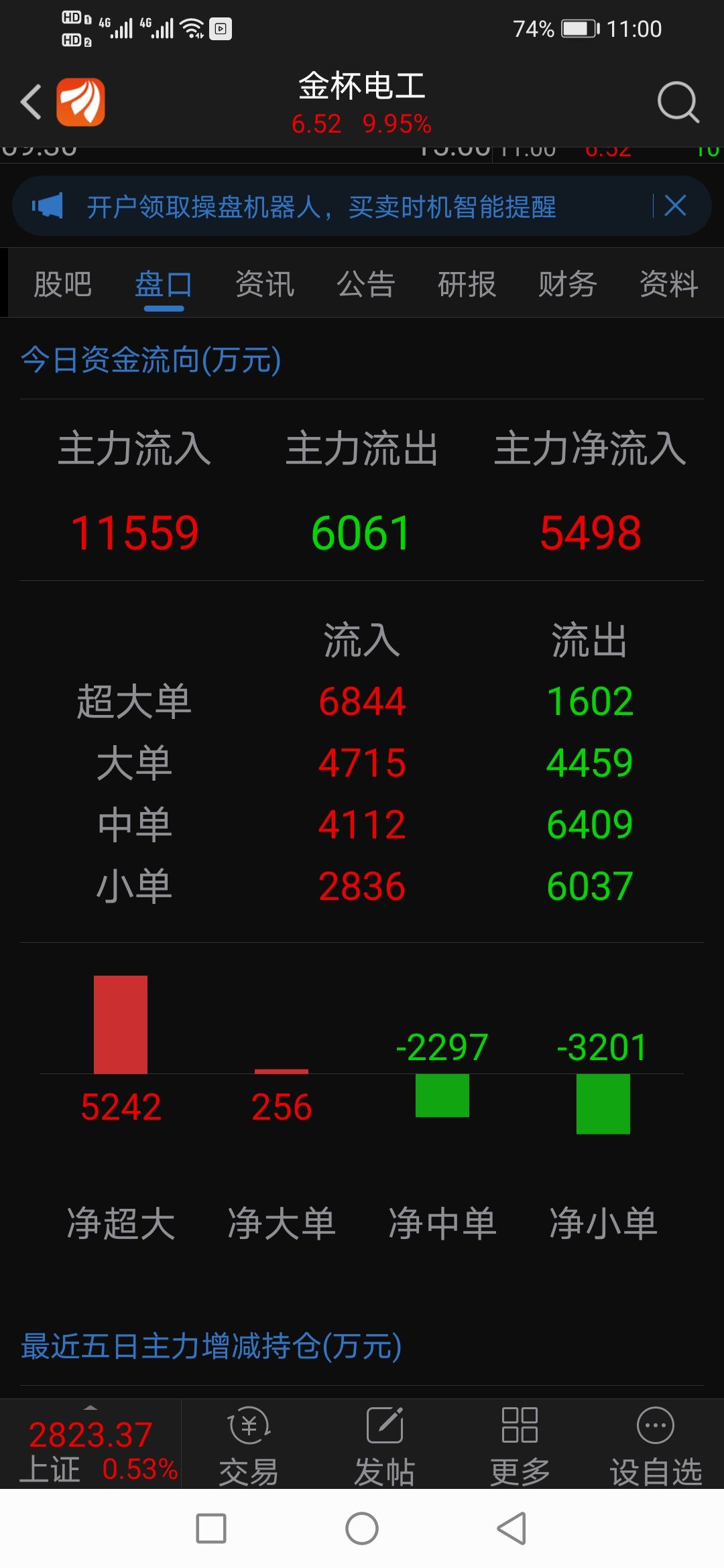 大单与小单的区别.[大笑]