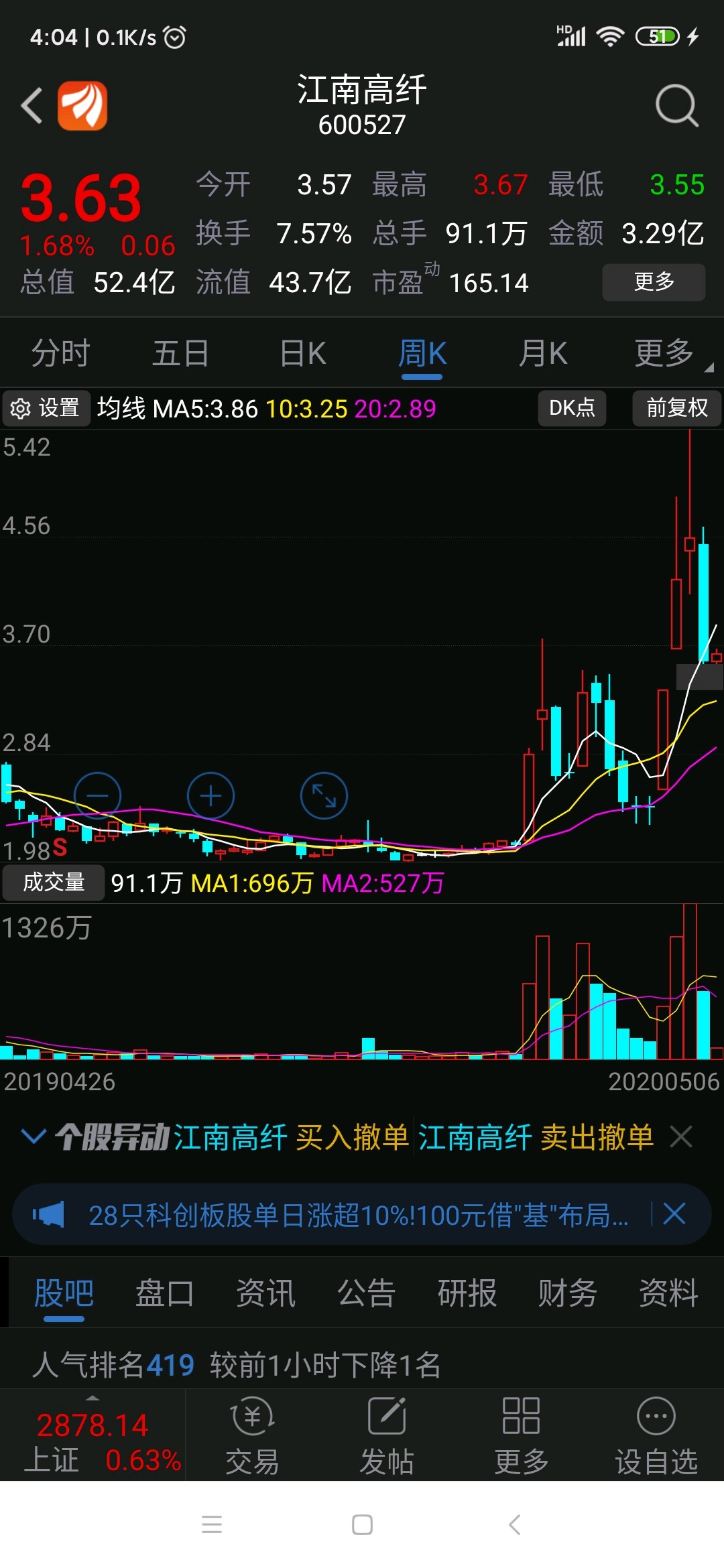 江南高纤吧 正文                             东方财富android版