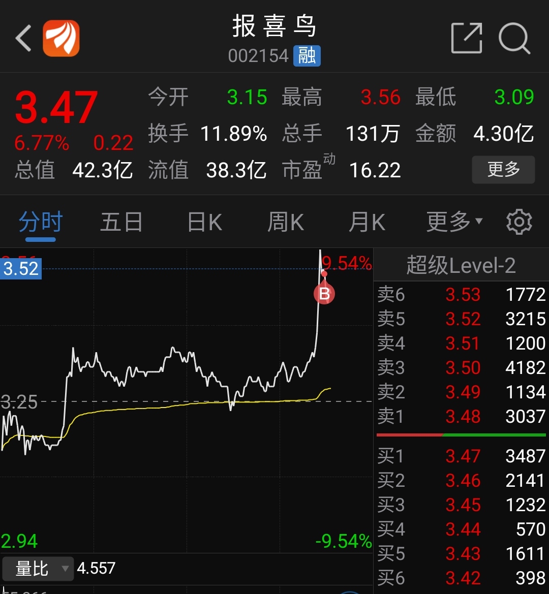 请问:分时图这个b是什么意思_报喜鸟(002154)股吧_网
