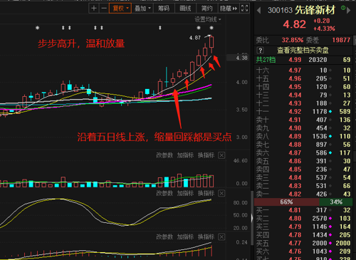 老乡快来,走势规律看一看_先锋新材(300163)股吧_东方