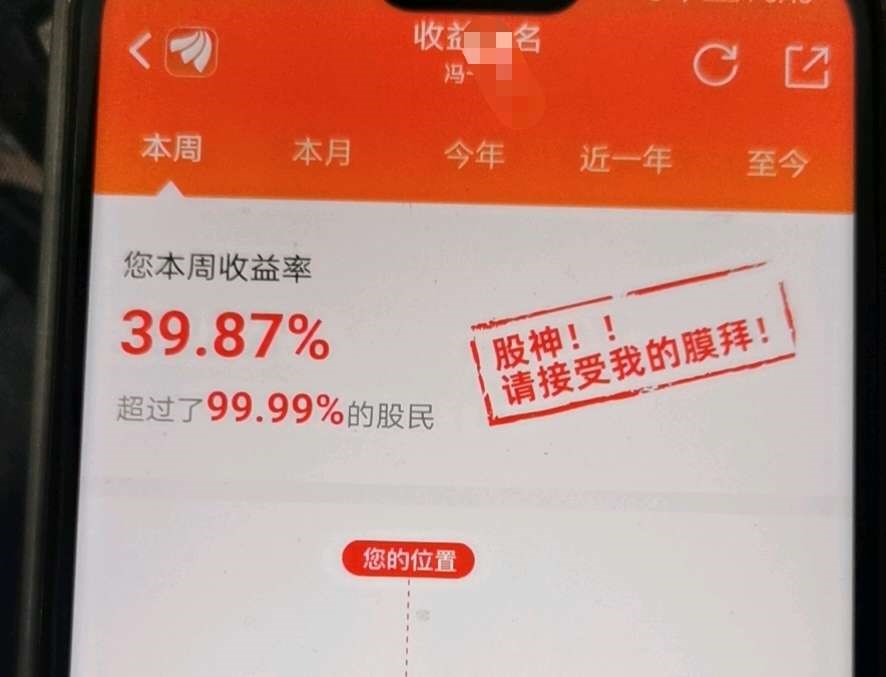 这才周四本周收益率40%了[大笑]服了自己