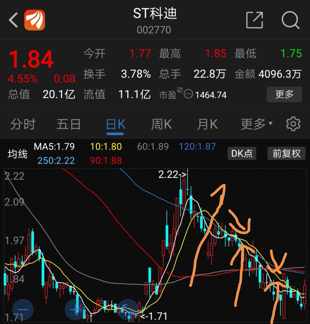 st科迪吧(002770.sz 正文