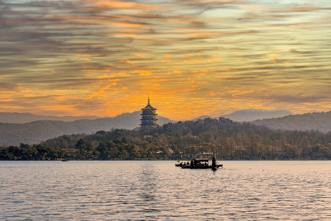 摄图网_501710689_banner_中国浙江杭州西湖雷峰塔风景(非企业商用).