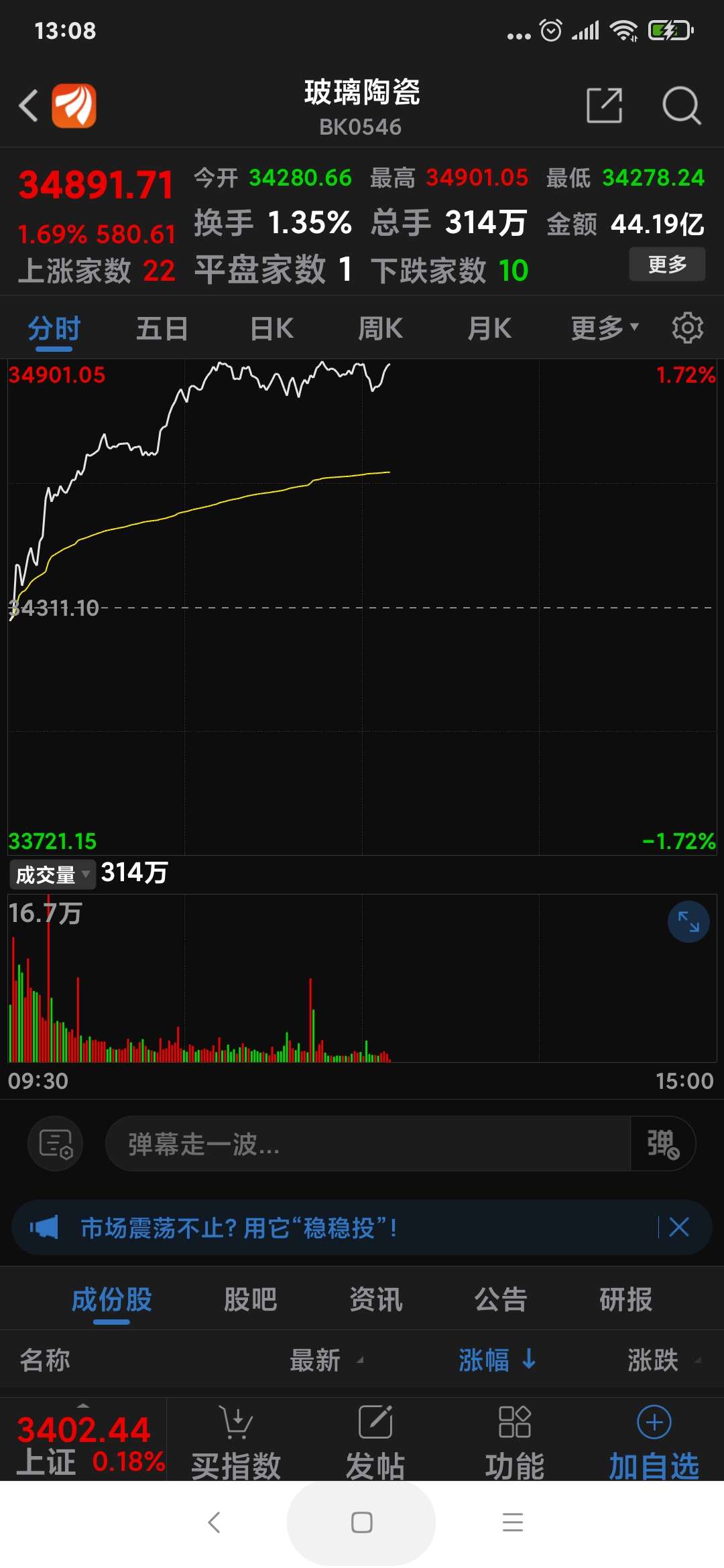 中材科技 21.18 0.20(0.95%) _ 股票行情 _ 东方财富网