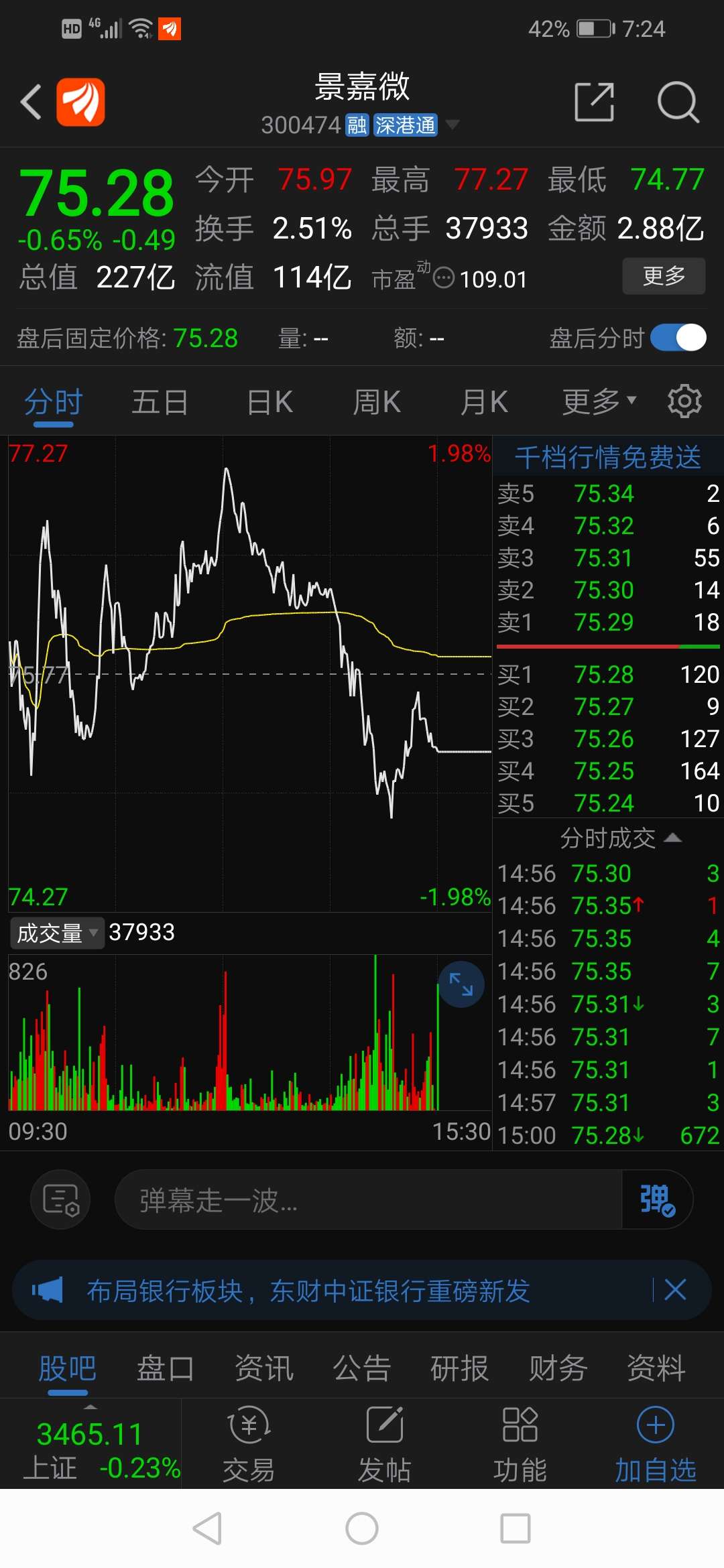 *st盈方股票价格_行情_走势图—东方财富网